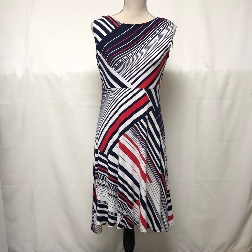 Marble light knit dress